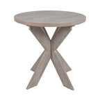 COZAYH Set of 2 Rustic Farmhouse End Tables with Storage Shelf - Vintage Grey French Country Accent Side Tables