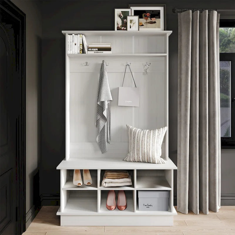 CraftPorch Contemporary Hall Tree with Storage Solutions