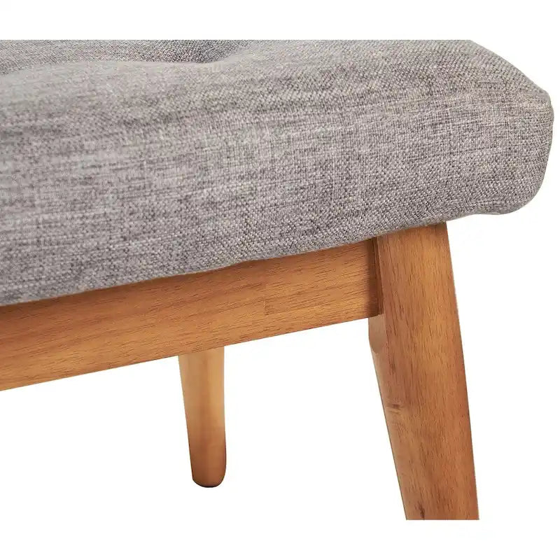 Crosley Landon Acorn Upholstered Bench - 43.25" W x 16" D x 16.88" H
