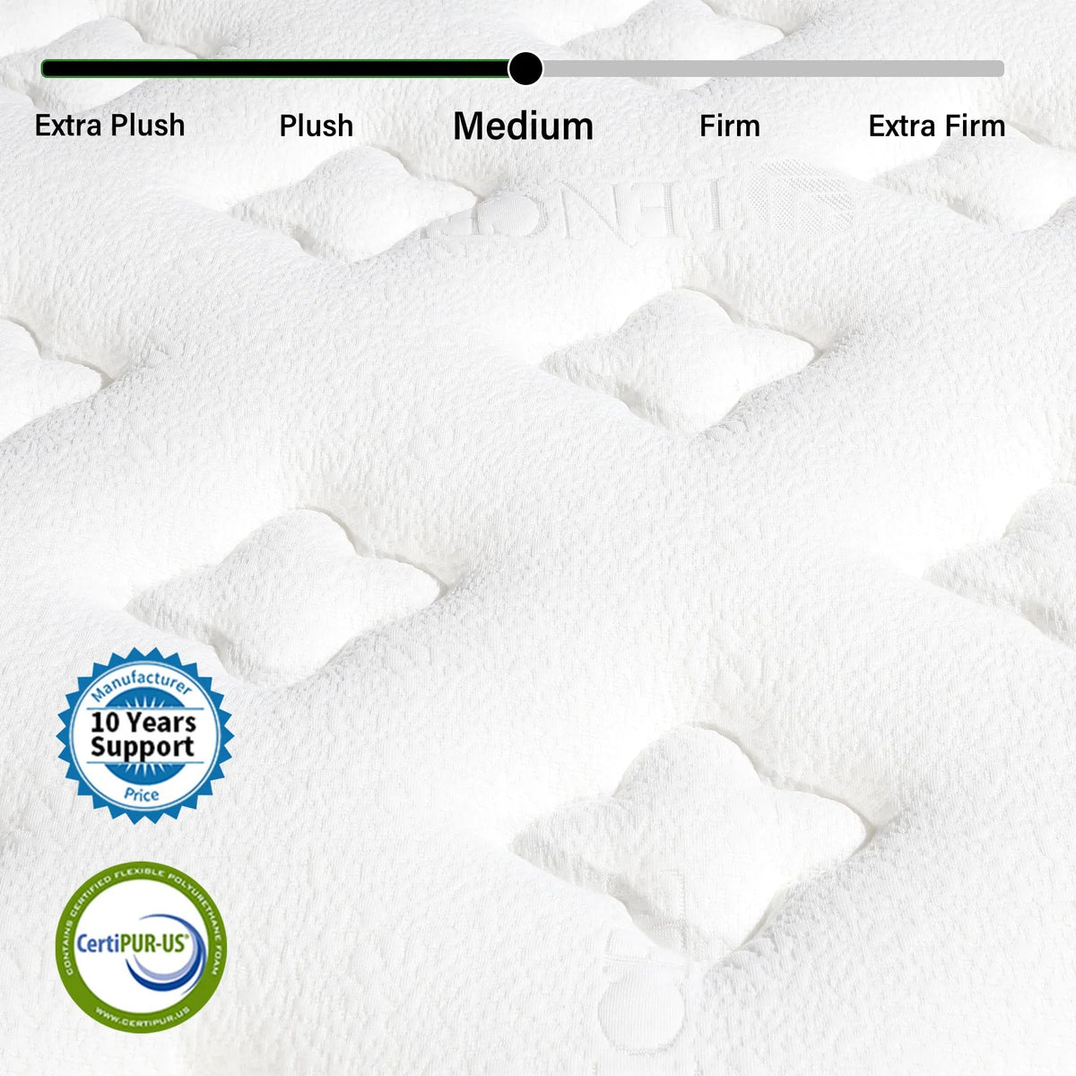 CICIMLU 12 inch Queen Mattress,Gel Memory Foam & Spring Hybrid Medium Comfort Mattress in a Box,CertiPUR-US