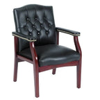 Classic Black Guest Chair by Boss