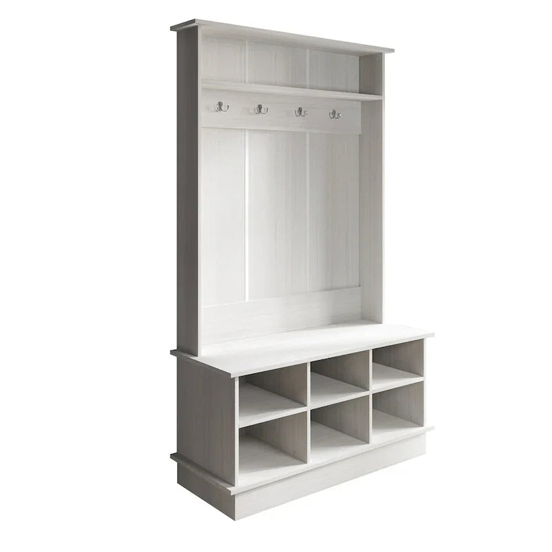CraftPorch Contemporary Hall Tree with Storage Solutions