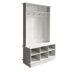 CraftPorch Contemporary Hall Tree with Storage Solutions