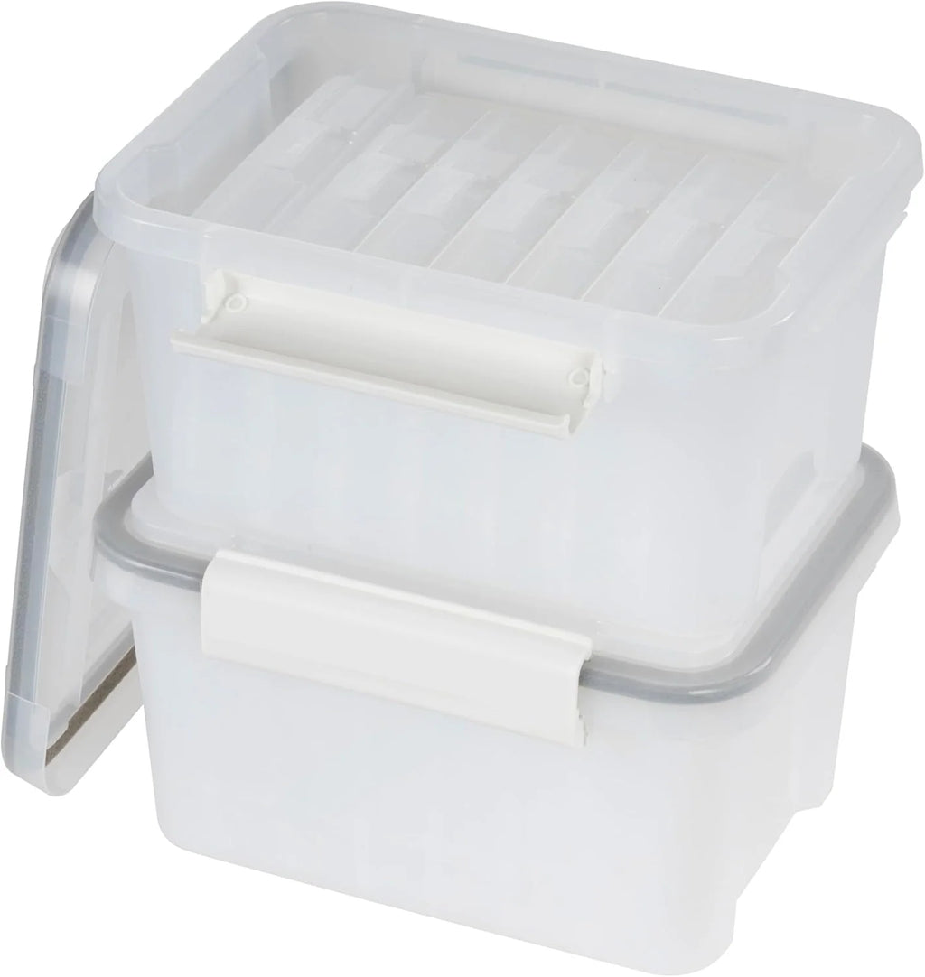 WeatherPro Photo Storage Case with 7 Inner 4" x 6" Picture Cases, 2-Pack