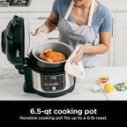 Ninja Foodi 10 in 1, 6.5 Quart Pro Pressure Cooker Air Fryer Multicooker, Precise Heating, Stainless (OS300): Home & Kitchen