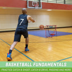 Basketball Rebounder with Adjustable Frame