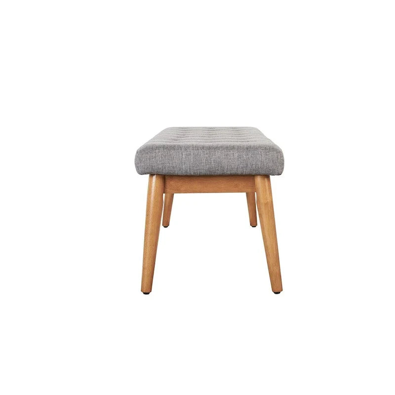 Crosley Landon Acorn Upholstered Bench - 43.25" W x 16" D x 16.88" H