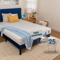 Serta 10" Medium Gel Memory Foam Cooling Queen Tight Top Mattress - Fiberglass Free