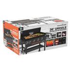 Blackstone Original 4-Burner 36" Propane Omnivore Griddle with Hard Cover