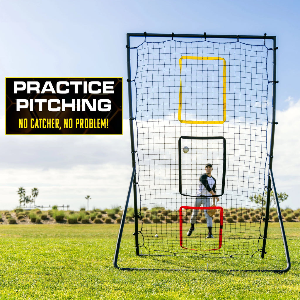6' x 4' Baseball & Softball Pitching Rebounder Net