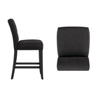 Brda Keyhole Counter Height High Back Stools - Set of 2