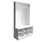 CraftPorch Contemporary Hall Tree with Storage Solutions