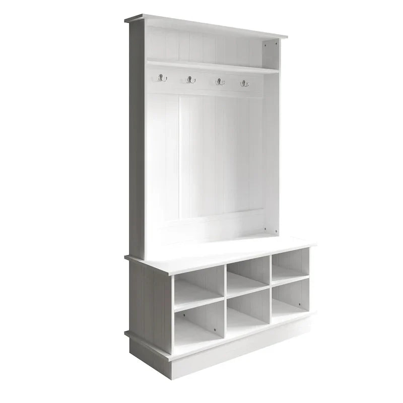 CraftPorch Contemporary Hall Tree with Storage Solutions