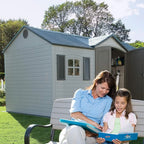 6446 Outdoor Storage Shed, 8 x 15 Foot, Desert Sand