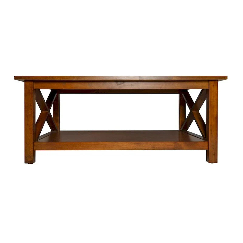 Classic Solid Wood Farmhouse Coffee Table