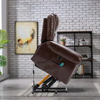 Comfortable Power Lift Recliner Chair with Breathable Fabric, Massage, Heat, and USB Charging Port