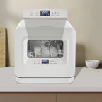 Counter Top Dishwashe, Portable Countertop Dishwashers, Mini Dishwasher 3-in-1 Cups Dishwasher