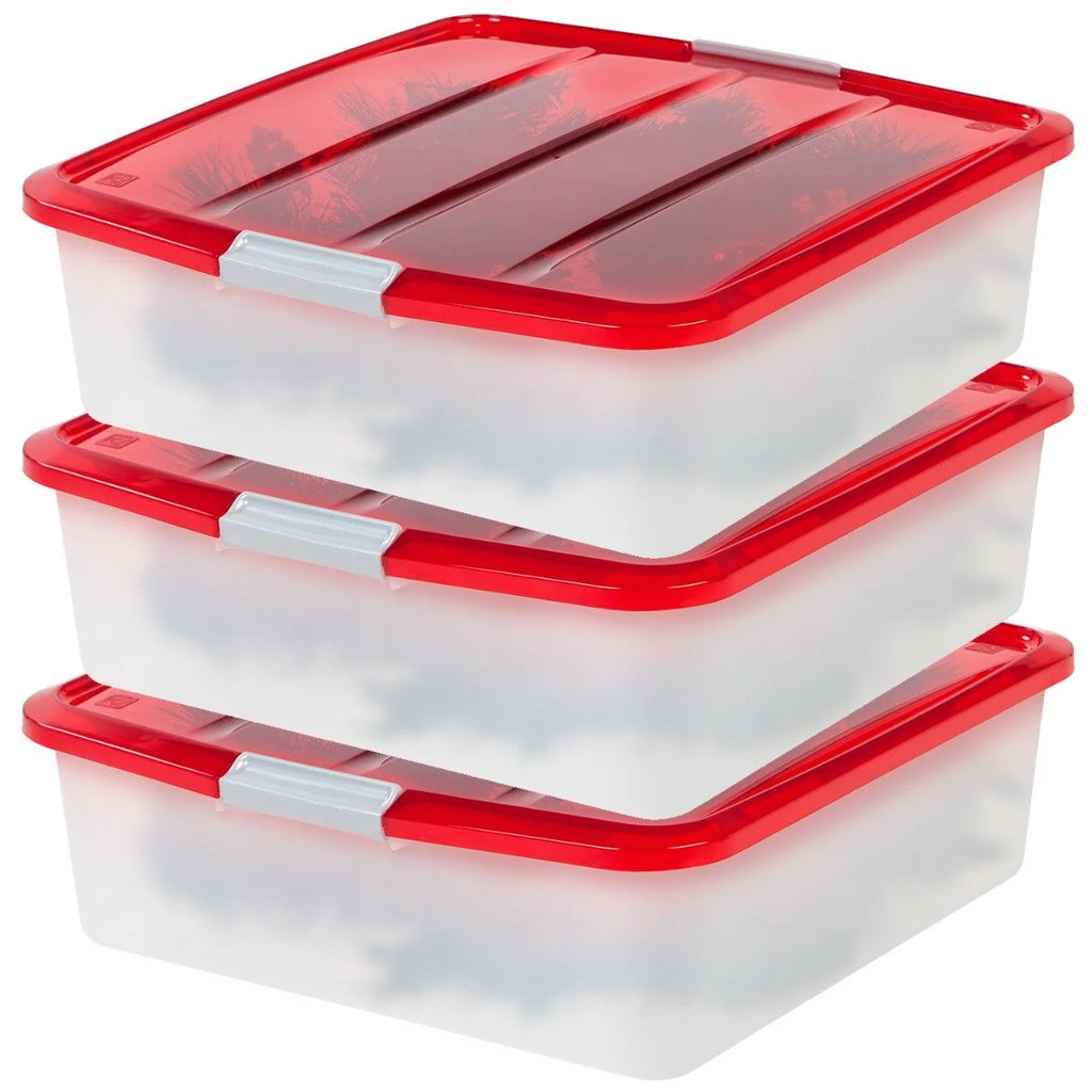Holiday 20-inch Wreath Storage Box | 3 Pack