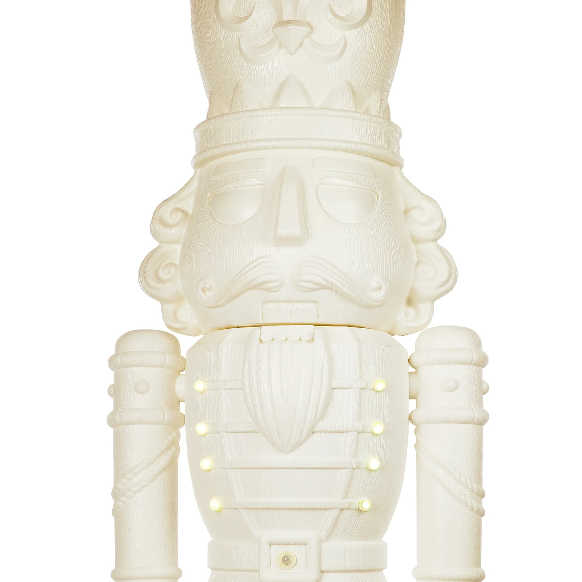Animated White Nutcracker Blow Mold, 75 in, 6.25 ft, by Holiday Time