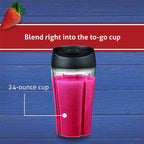 2025 Oster Blender | Pro 1200 with Glass Jar, 24-Ounce Smoothie Cup, Brushed Nickel