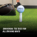 Rubber Golf Tees, 3 Heights, 9-pk