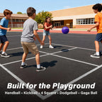 8.5" Playground Ball, 6-pk with Pump