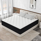 CICIMLU 12 inch Queen Mattress,Gel Memory Foam & Spring Hybrid Medium Comfort Mattress in a Box,CertiPUR-US