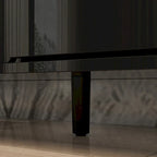 Electric Fireplace TV Stand Entertainment Center with LED Flame Effects and Remote Control