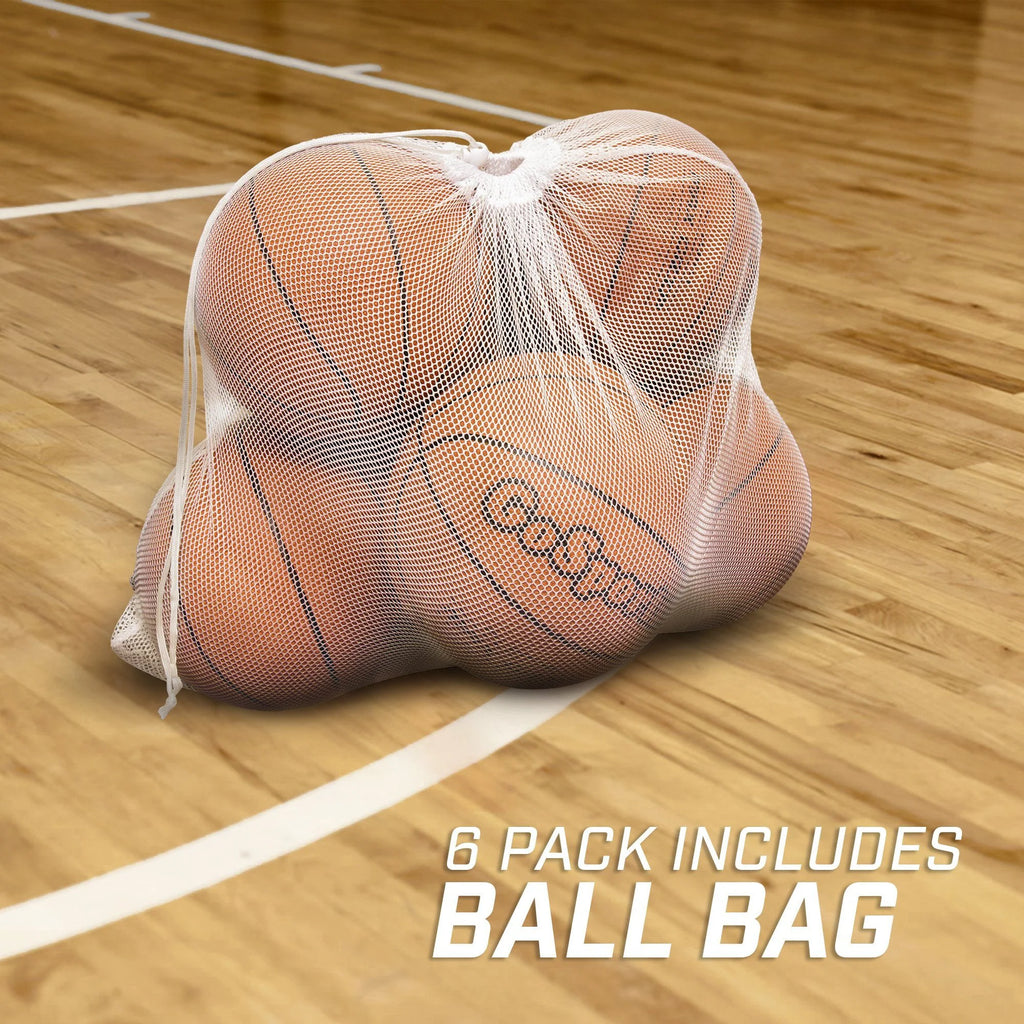 Indoor & Outdoor Rubber Basketballs, 6-pk | 7