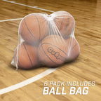 Indoor & Outdoor Rubber Basketballs, 6-pk | 7