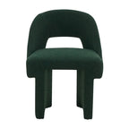 Modern Elegant Boucle Upholstered Accent Chair with MDF Wood Frame for Home Office, Living Room, and Bedroom