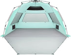 Large Pop Up Beach Tent Sun Shelter for 5-6 Person Portable Sun Shade Instant Tent