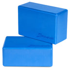 Set of 2 Foam Yoga Blocks | Aqua