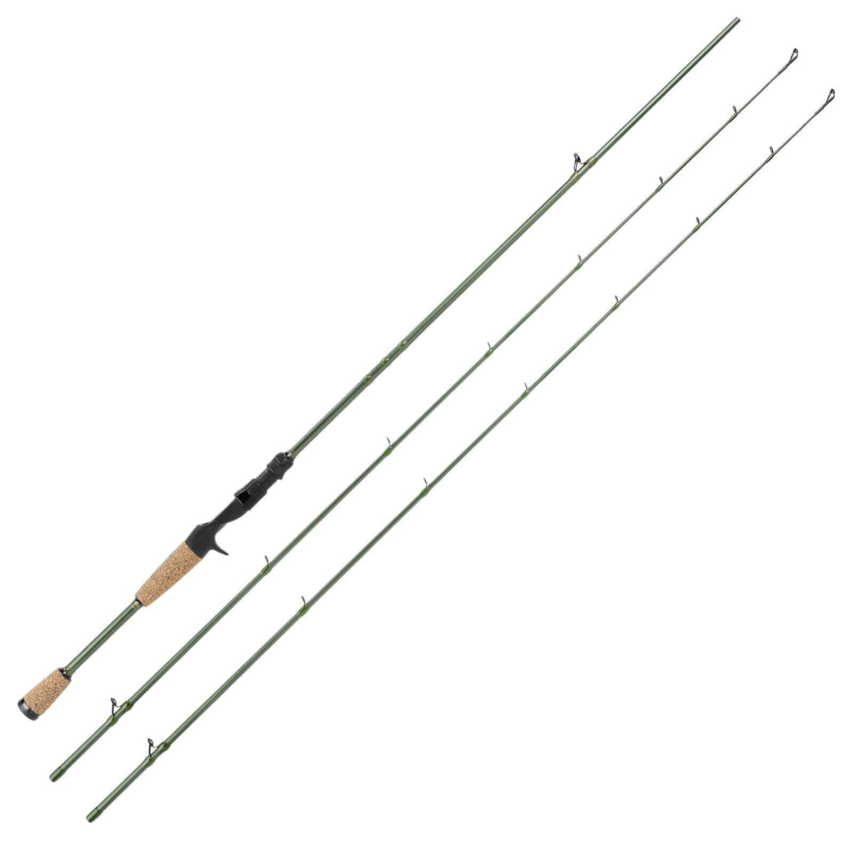 KastKing Spartacus II Twin-Tip Casting Rods | Casting / 6'8" / Fast-Medium Heavy (2 Pcs+ Extra Tip)