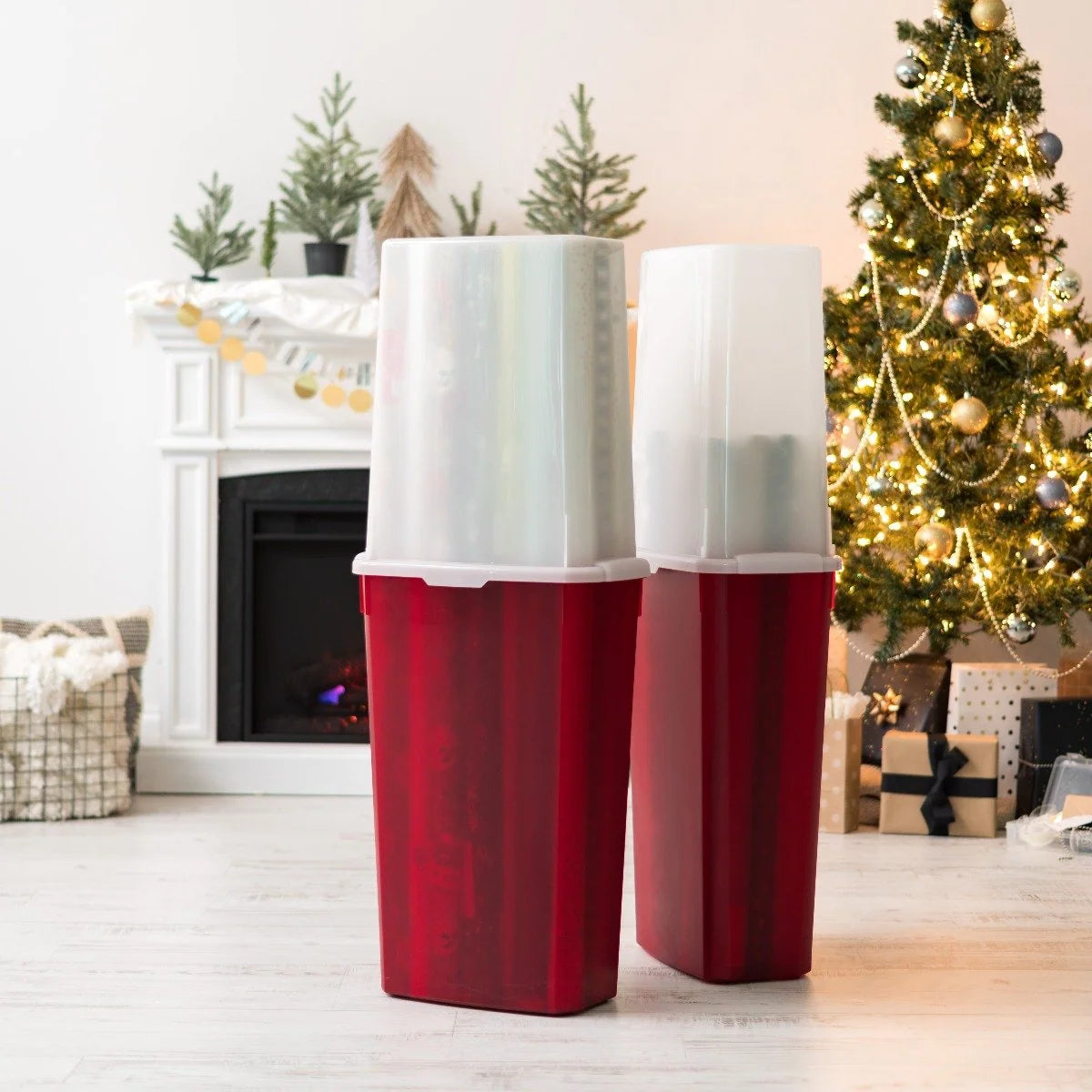 Holiday 40-inch Wrapping Paper Storage Box | 1 Pack