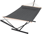 SUNCREAT 2 Person Hammock with Stand. 450 lbs Capacity