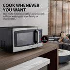 TOSHIBA 4-in-1 ML-EC42P(SS) Countertop Microwave Oven, Smart Sensor, Convection, Air Fryer Combo, Mute Function, Position Memory 13.6" Turntable, 1.5 Cu Ft, 1000W, Silver