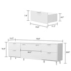 Electric Fireplace TV Stand Entertainment Center with LED Flame Effects and Remote Control