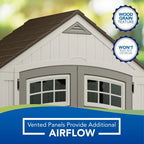 7-Ft. x 4-Ft. Plastic Storage Shed
