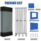 Hoteel 10x15 Heavy Duty Canopy Tent with 4 Sidewalls,Pop up Canopy for Parties Wedding,Commercial Easy up Gazebo with Roller Bag,UV 50+ &,Black