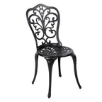 Nuu Garden 3-Piece Black Bistro Patio Set