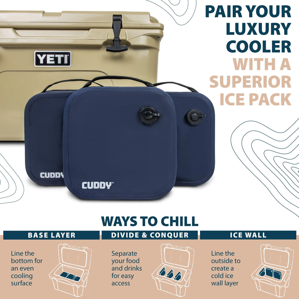 Reusable Cooler Ice Packs 3-pk