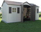 6446 Outdoor Storage Shed, 8 x 15 Foot, Desert Sand