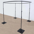 Efavormart 10ft | 4 Post Gold Metal DIY Photography Backdrop Stand, Wedding Arch Canopy Tent