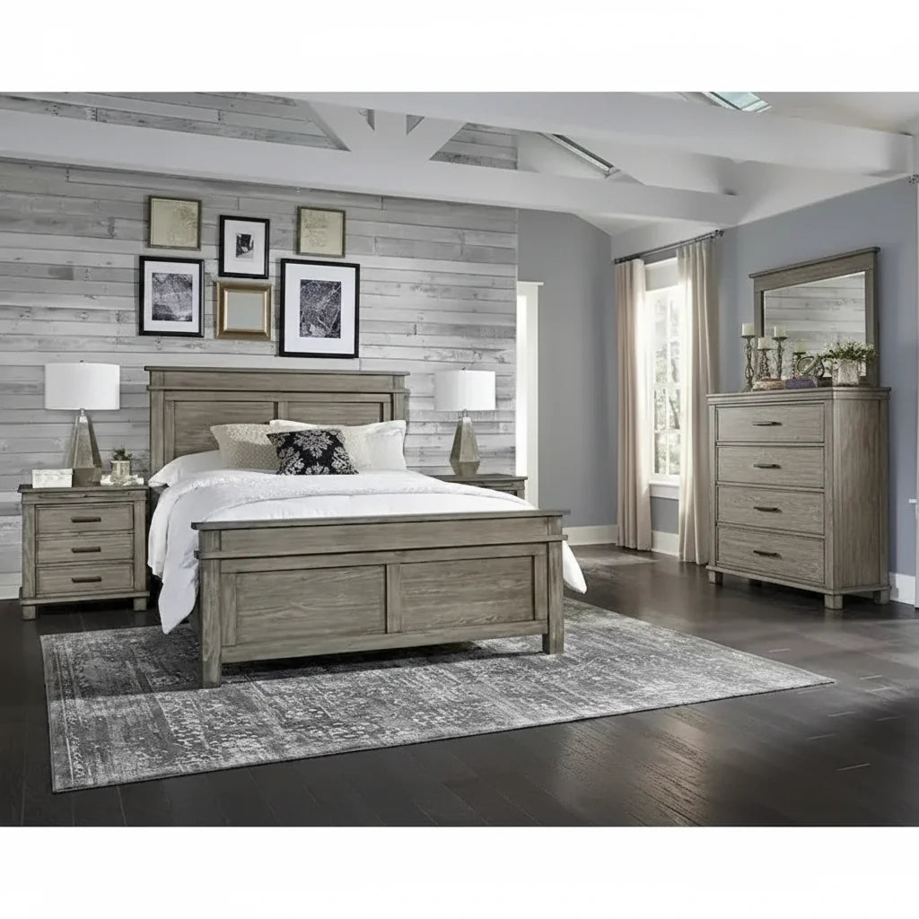 Simply Solid Asquith 6-Piece Solid Wood Bedroom Set