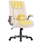 Ergonomic Office Chair with High Back Flip Up Armrests and Rolling Base