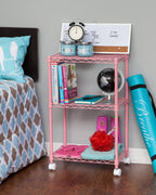 3-Tier Wire Shelf with Casters