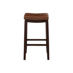 Linon Willamette Espresso & Cognac Bar Stool