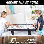 40" Tabletop Air Hockey Table | Black