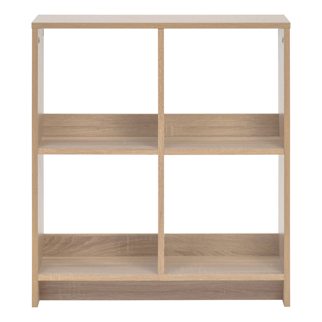 29.8 in. H x 27 in. W x 10 in. D Ash Brown Heavy-Duty Decorative 4 Cube Organizer